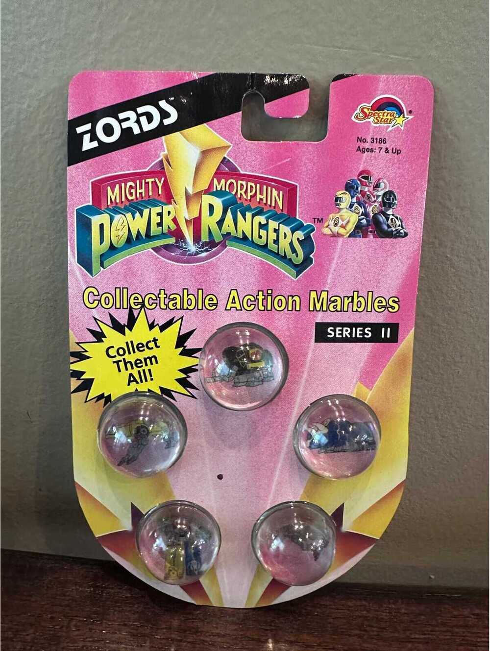 Vintage Mighty Morphin Power Rangers Collectible Action Marbles Series II NIP